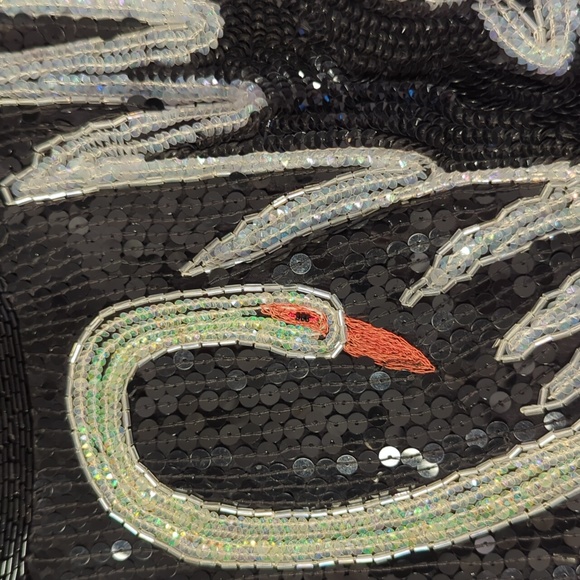 Stunning Silk Dolman  Sleeve Top  Sz M - Picture 5 of 5